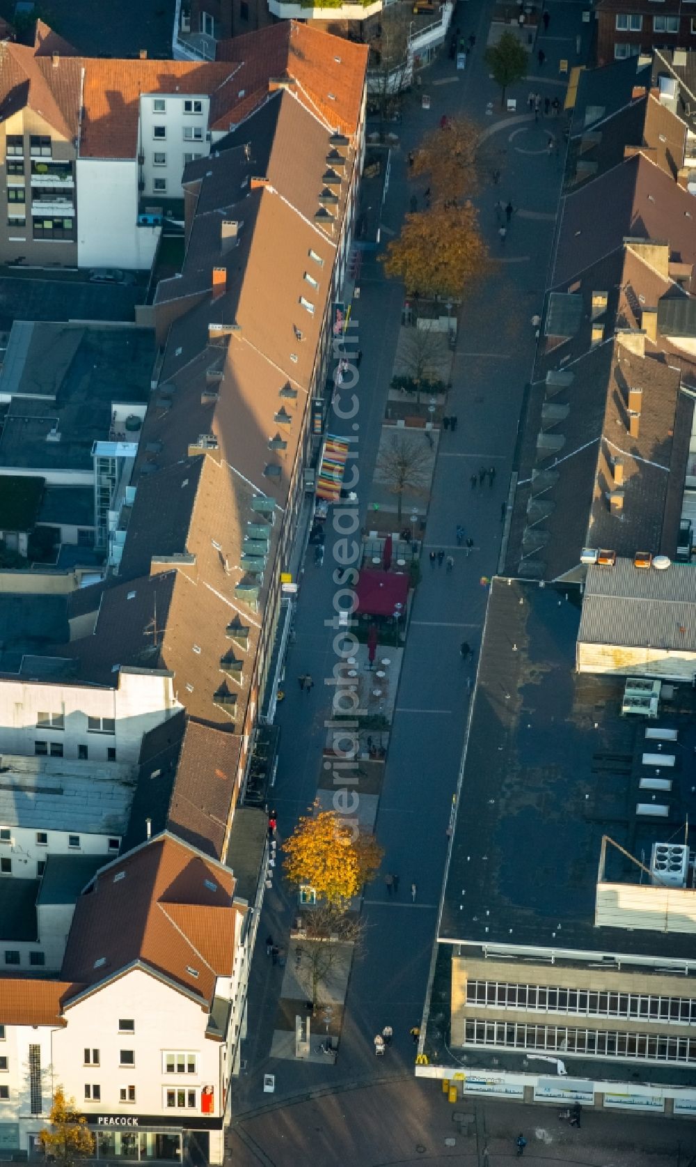 Aerial photograph Gladbeck - The city center in the downtown are Hochstrasse in Gladbeck in the state North Rhine-Westphalia