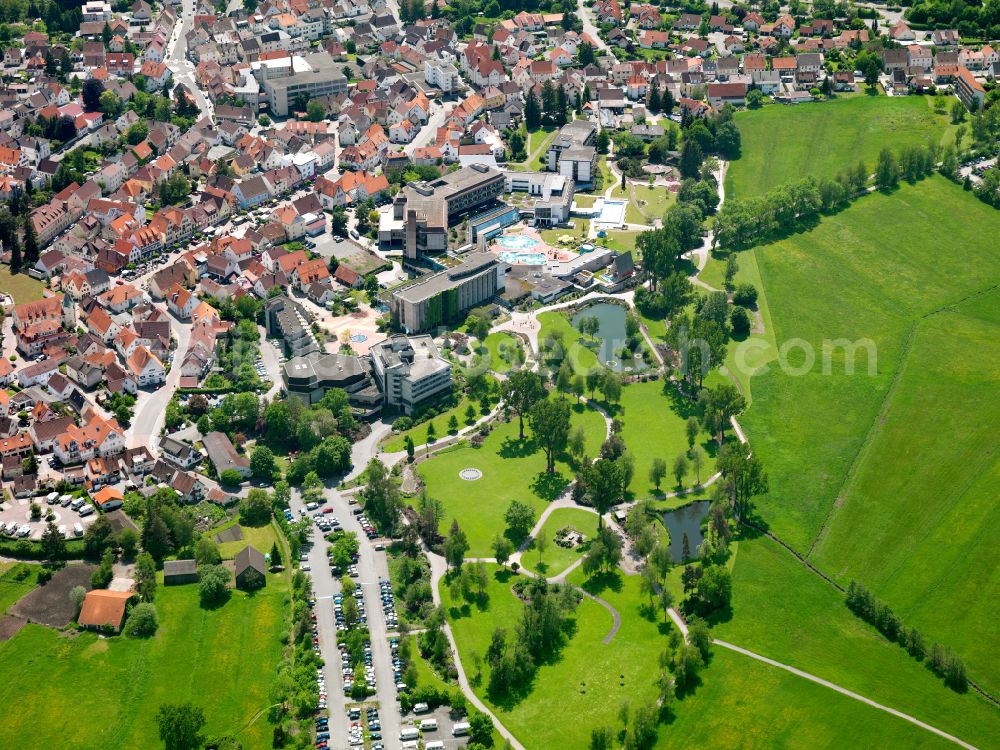 Aerial image Kappel - The city center in the downtown area in Kappel in the state Baden-Wuerttemberg, Germany