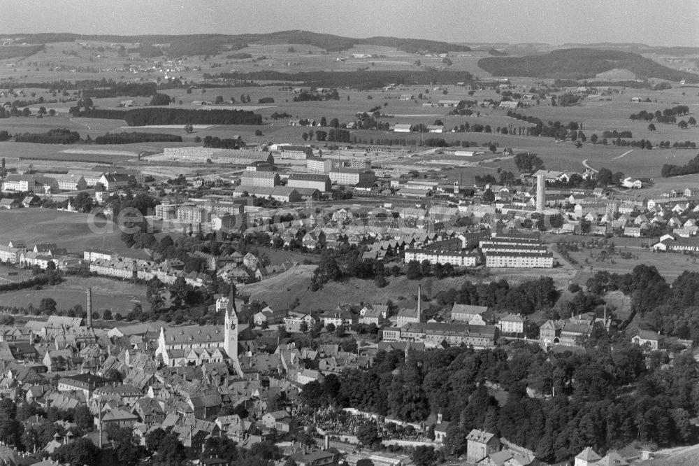 Aerial photograph Kempten (Allgäu) - The city center in the downtown area in Kempten (Allgaeu) in the state Bavaria, Germany