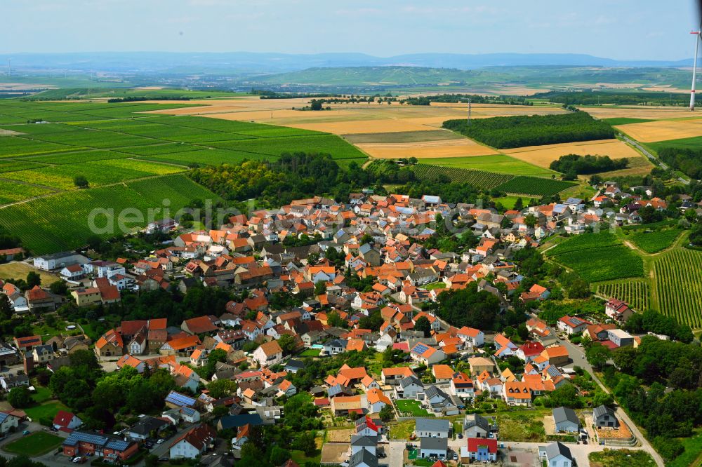 Kolonie from the bird's eye view: The city center in the downtown area in Kolonie in the state Rhineland-Palatinate, Germany