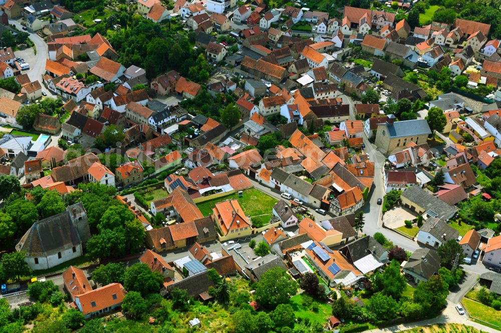 Kolonie from the bird's eye view: The city center in the downtown area in Kolonie in the state Rhineland-Palatinate, Germany