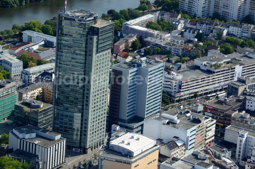 Aerial photograph Offenbach am Main - The city center in the downtown are in Offenbach am Main in the state Hesse