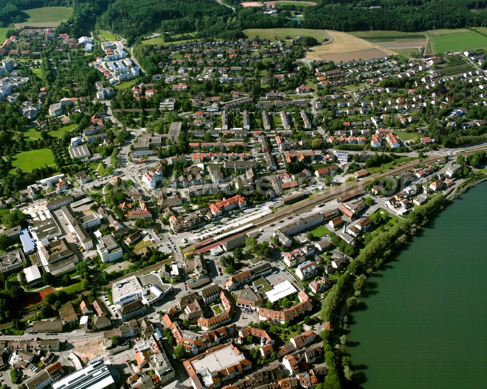 Rippolingen from above - The city center in the downtown area in Rippolingen in the state Baden-Wuerttemberg, Germany