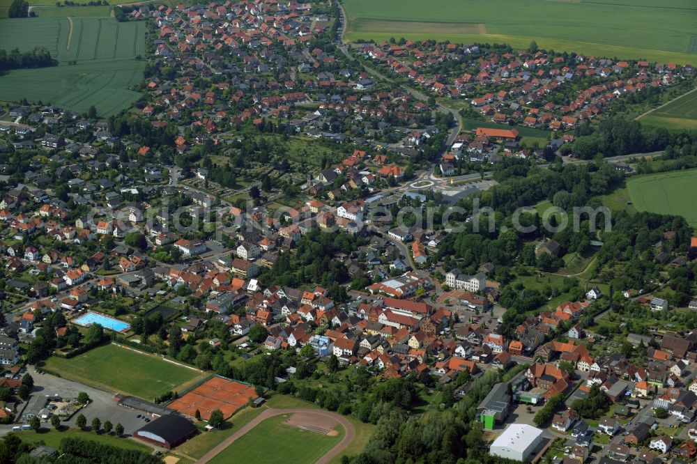 Aerial photograph Rodenberg - The city center in the downtown are in Rodenberg in the state Lower Saxony