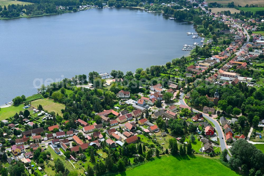 Wusterwitz from the bird's eye view: The city center in the downtown area in Wusterwitz in the state Brandenburg, Germany