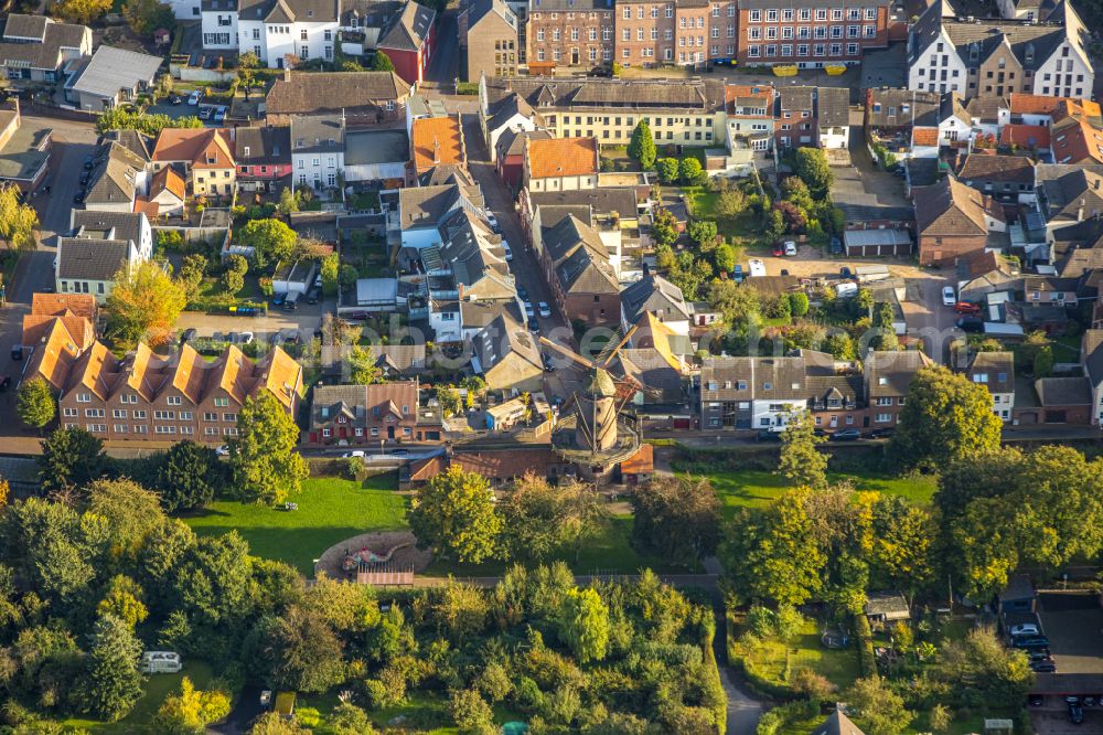 Aerial photograph Xanten - The city center in the downtown area in Xanten in the state North Rhine-Westphalia, Germany