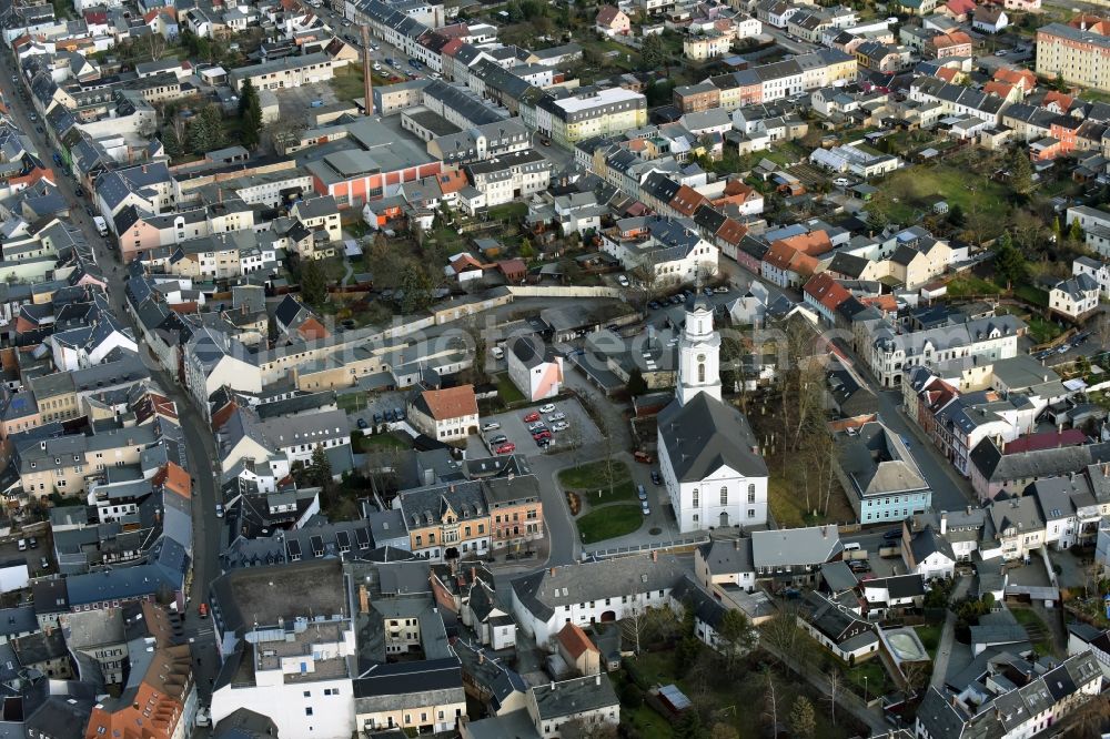 Aerial photograph Zeulenroda-Triebes - The city center in the downtown are in Zeulenroda-Triebes in the state Thuringia