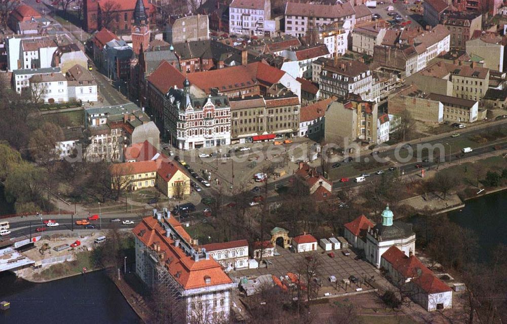 Berlin - Köpenick from the bird's eye view: Stadtzentrum von Köpenick