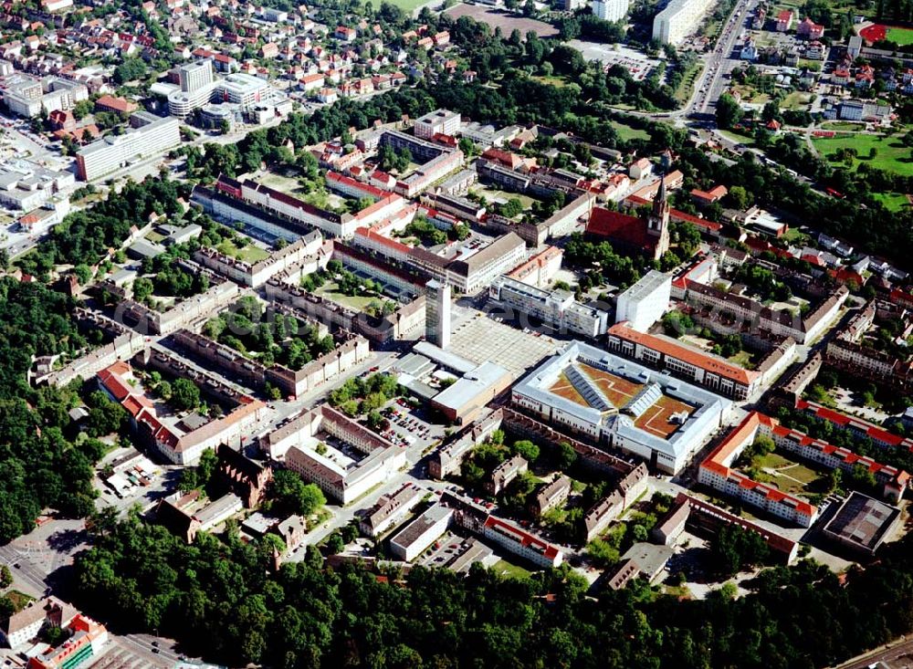 Neubrandenburg / MV from above - Stadtzentrum von Neubrandenburg / MV.