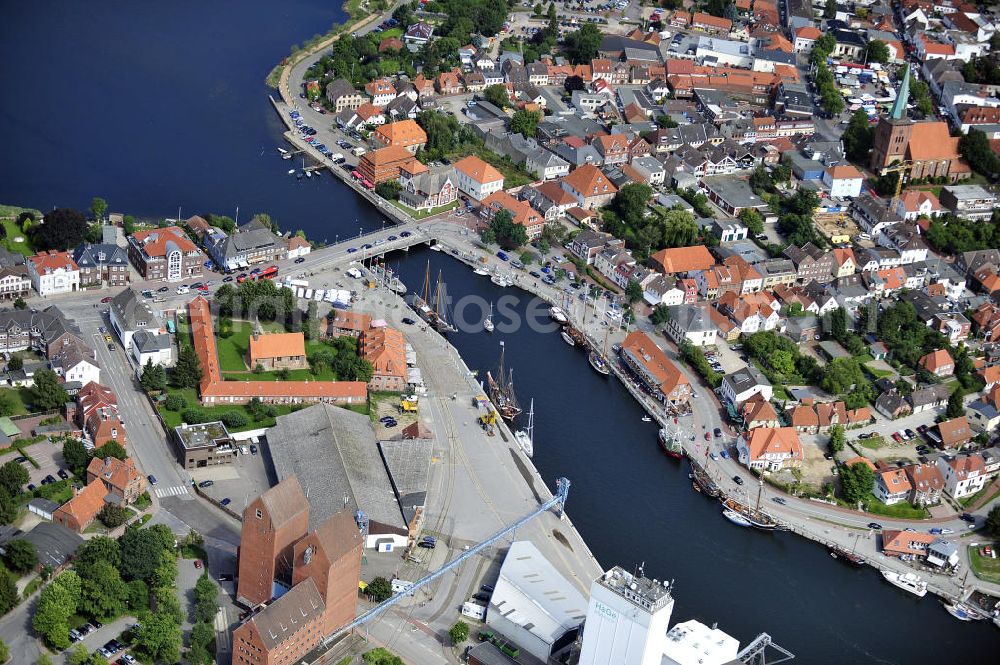 Aerial image Neustadt in Holstein - Stadtansicht vom Stadtzentrum von Neustadt. City View from the center of Neustadt.