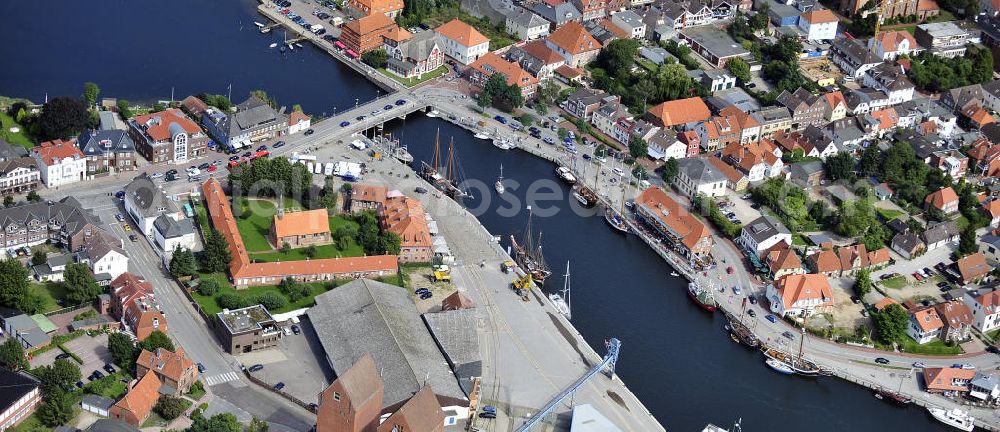 Aerial image Neustadt in Holstein - Stadtansicht vom Stadtzentrum von Neustadt. City View from the center of Neustadt.