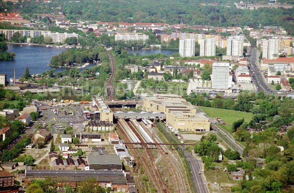 Aerial photograph Potsdam / Brandenburg - Stadtzentrum Potsdam Datum: 05.05.03