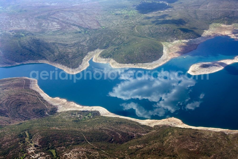 Trebinje from above - Bileca reservoir, the largest artificial reservoir in Bosnia and Herzegovina