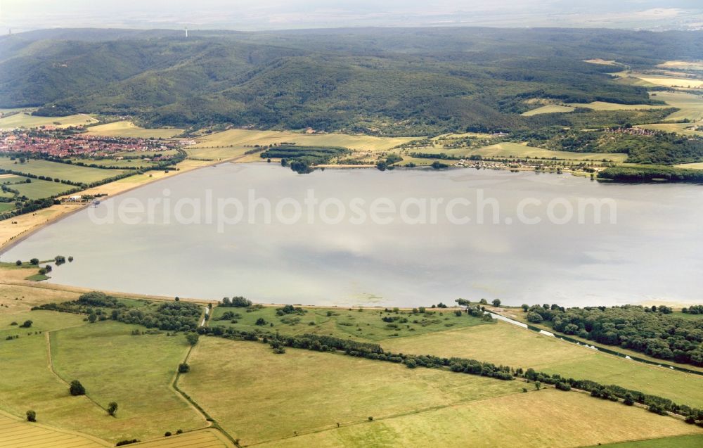 Aerial photograph Kelbra - Reservoir and dam Kelobra in Saxony-Anhalt