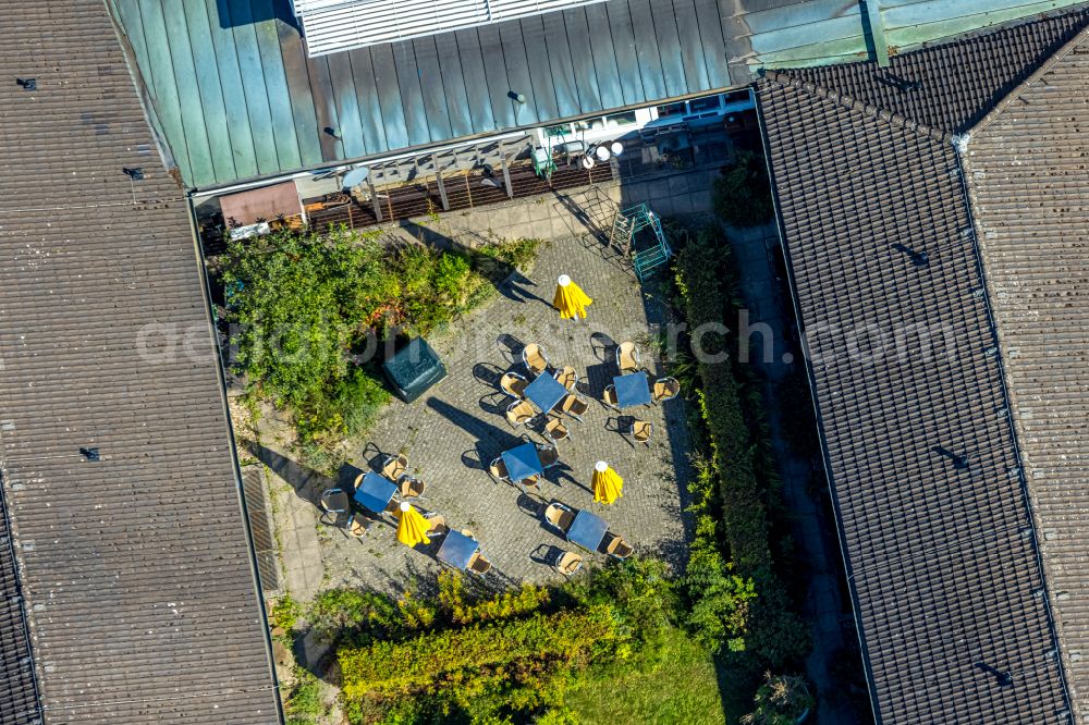 Schwelm from above - School building of the Dietrich-Bonhoeffer secondary school on Frankfurter Strasse in Schwelm in the state of North Rhine-Westphalia, Germany