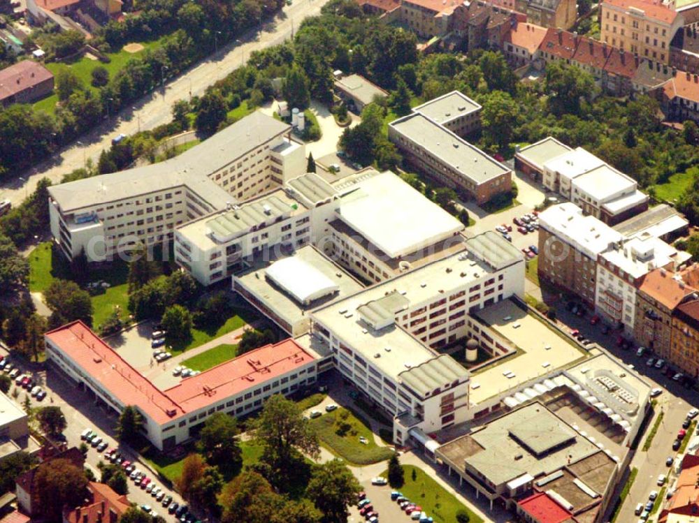 Brno (Brünn) from above - Blick auf das städtische Krankenhaus in Bnro (Brünn)