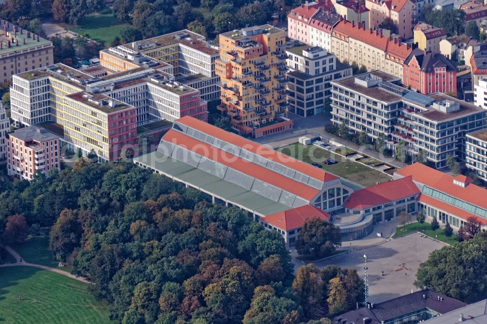 Aerial photograph München - Museum Verkehrszentrum in Munich in the state Bavaria, Germany