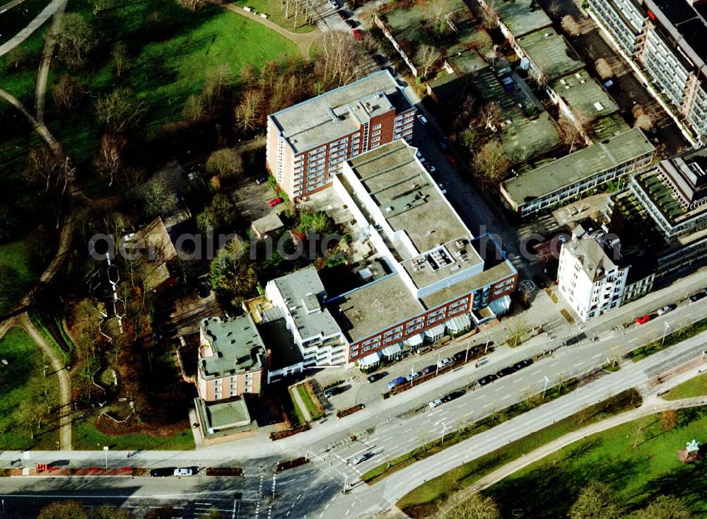 Aerial photograph Kiel - STEIGENBERGER CONTI HANSA Kiel am Schloßgarten 7, 24103 Kiel. Tel.: 0431-51150 / Fax: 0431-5115444