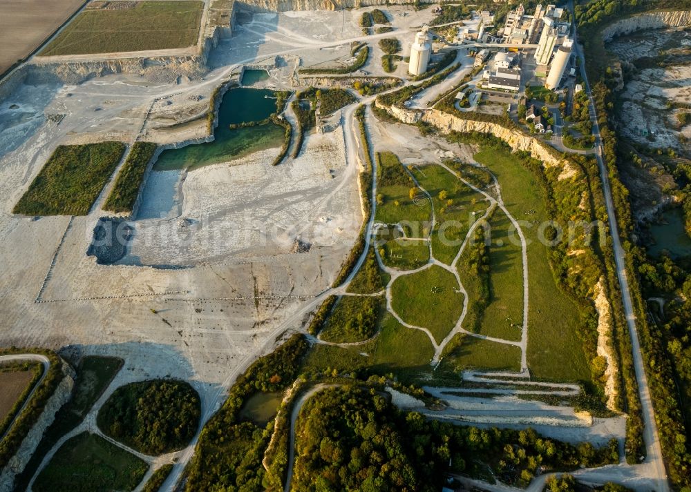 Aerial photograph Geseke - Quarries in Geseke in North Rhine-Westphalia