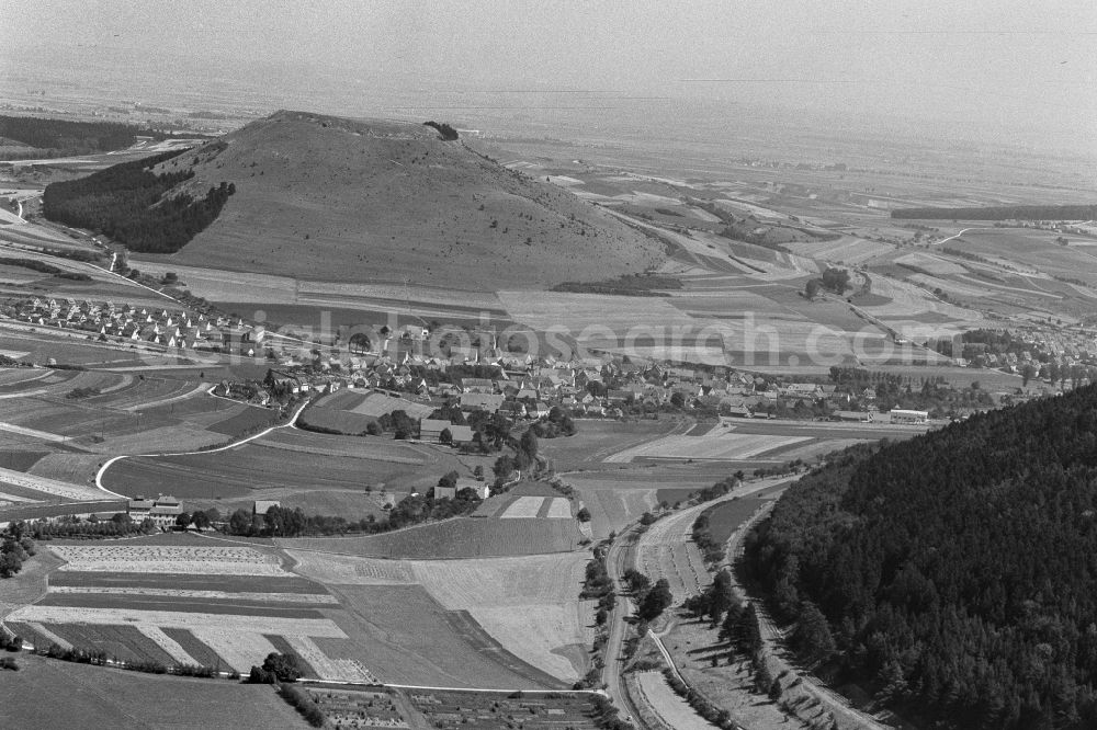 Aerial image Bopfingen - Quarry in Bopfingen in the state Baden-Wuerttemberg, Germany