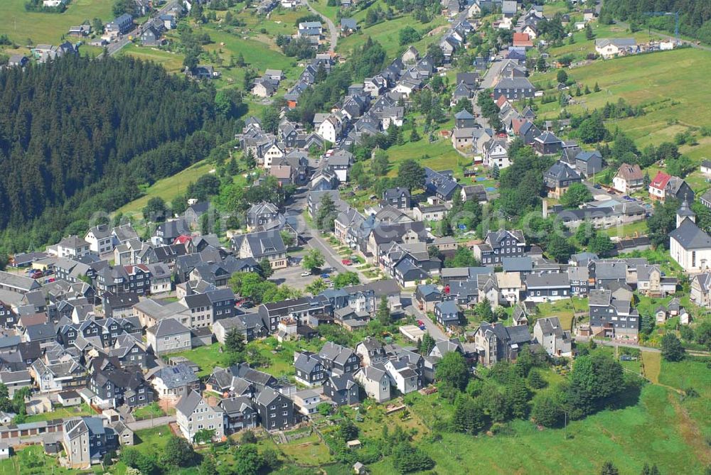 Aerial photograph Steinheid (Thüringen) - Steinheid im Thüringer Wald