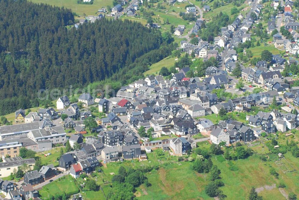 Aerial photograph Steinheid (Thüringen) - Steinheid im Thüringer Wald