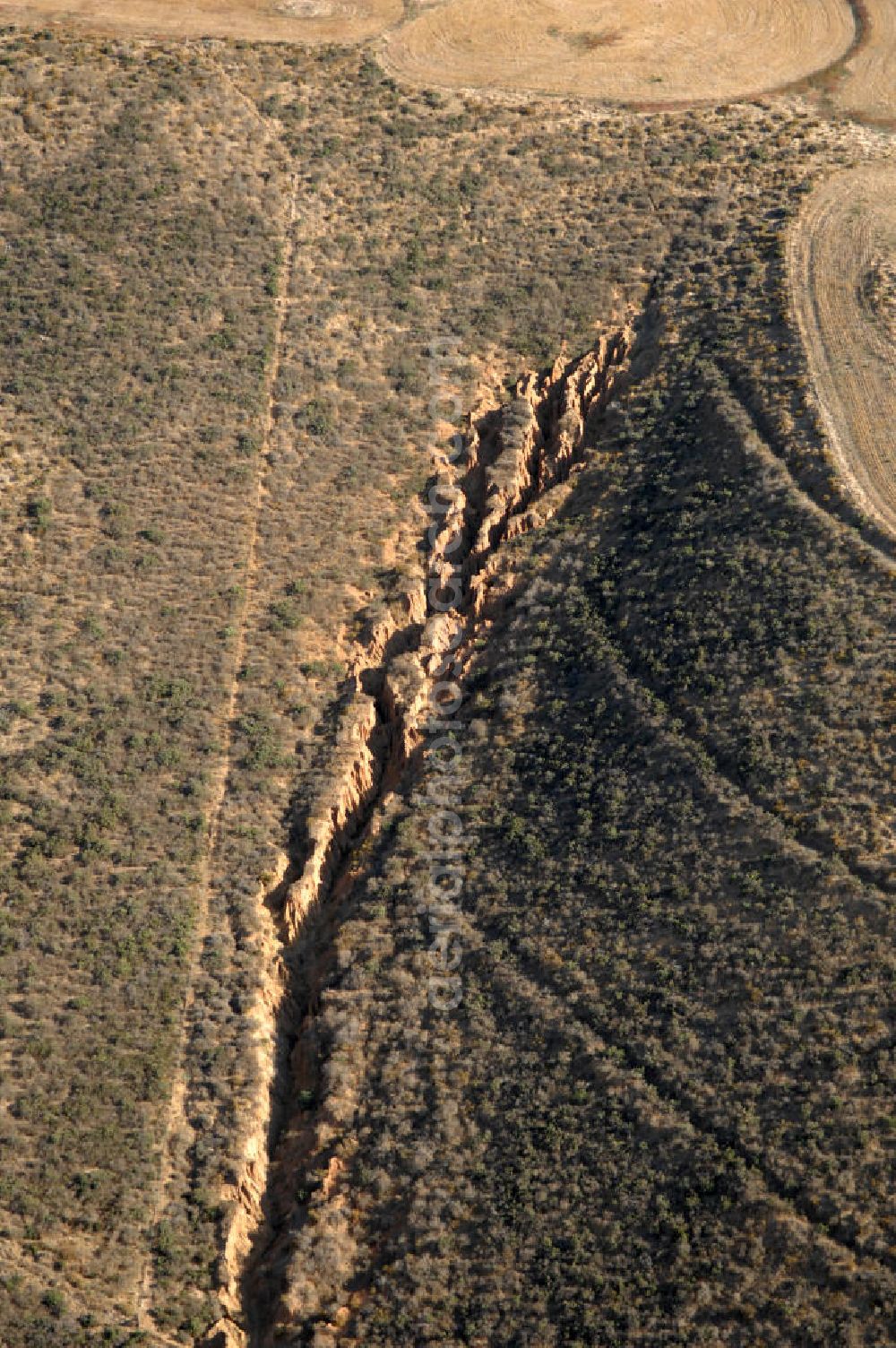 Aerial image Durbanville - Blick auf Landschaften / Steppe, nordwestlich von Durbanville / Südafrika. View of steppes in the northwest of Durbanville / South Africa.