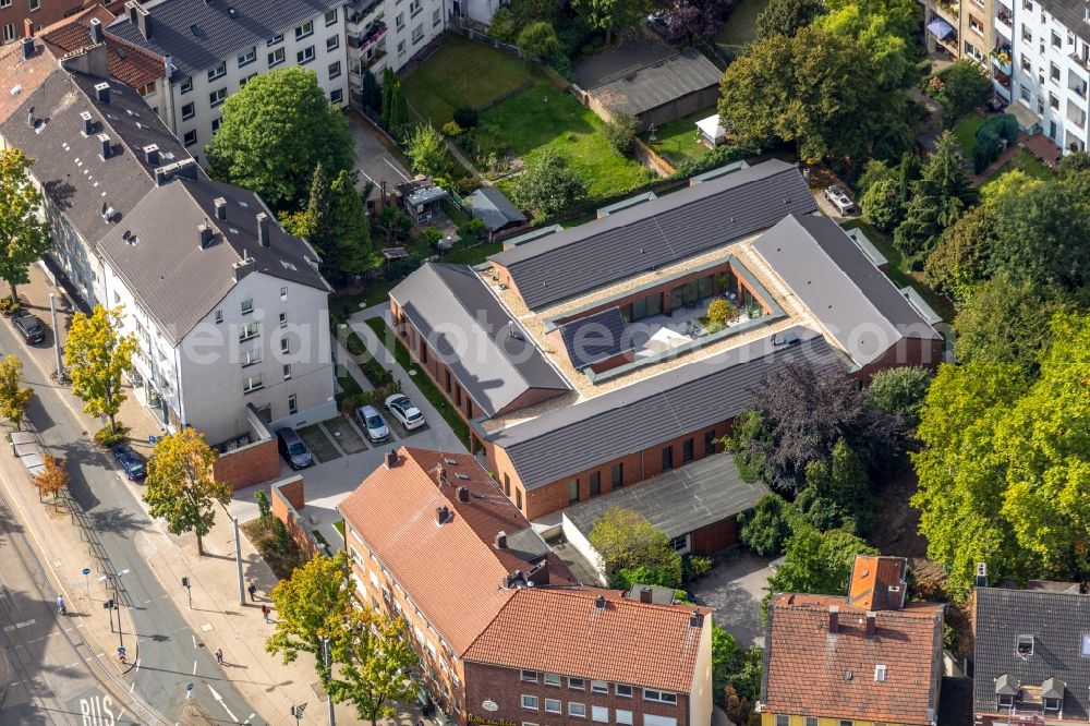 Witten from above - Life care of hospice Marien Hospital Witten in Witten in the state North Rhine-Westphalia, Germany