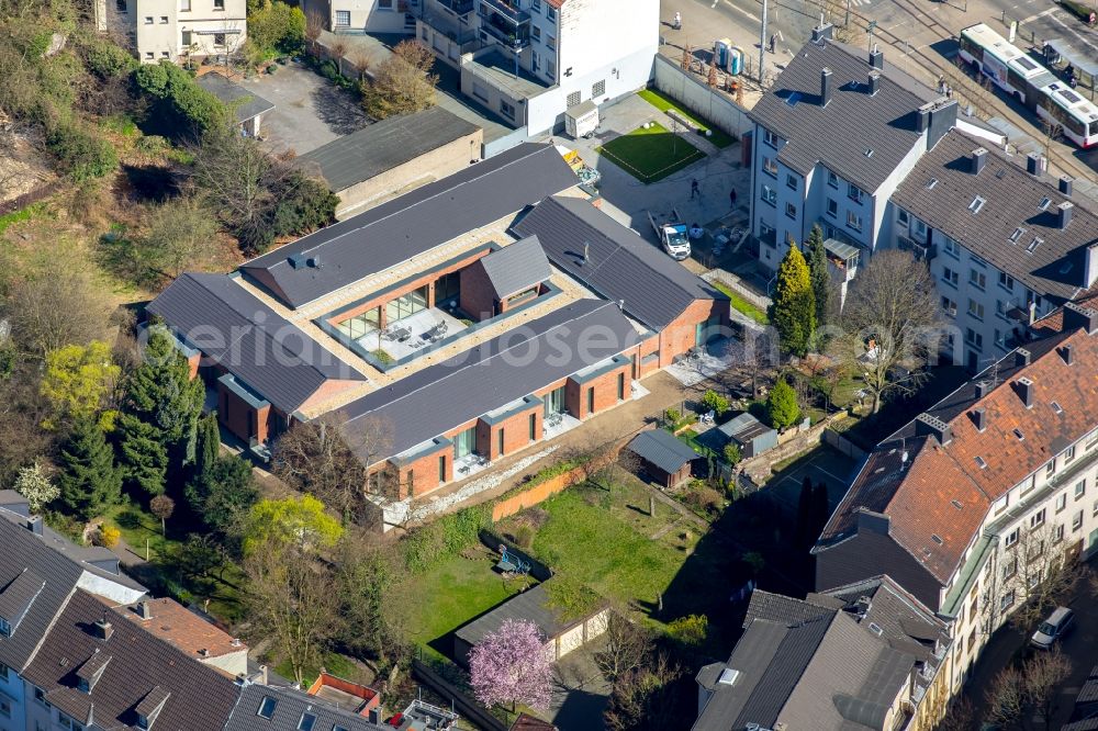 Witten from above - Life care of hospice Marien Hospital Witten in Witten in the state North Rhine-Westphalia, Germany