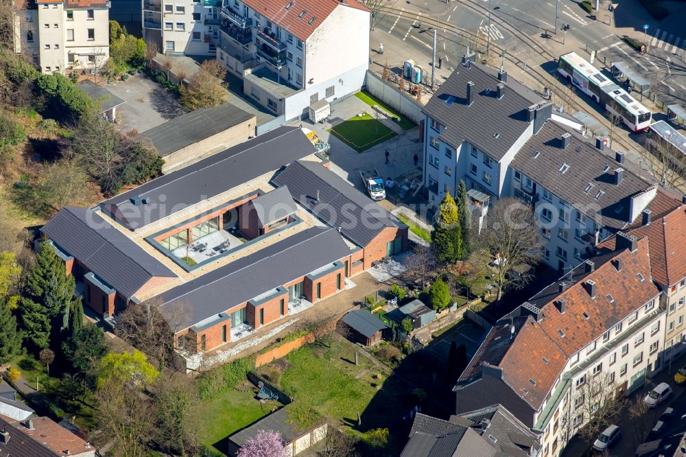 Witten from the bird's eye view: Life care of hospice Marien Hospital Witten in Witten in the state North Rhine-Westphalia, Germany