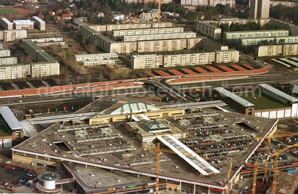 Aerial photograph Potsdam - Drewitz - Stern-Center in Potsdam-Drewitz