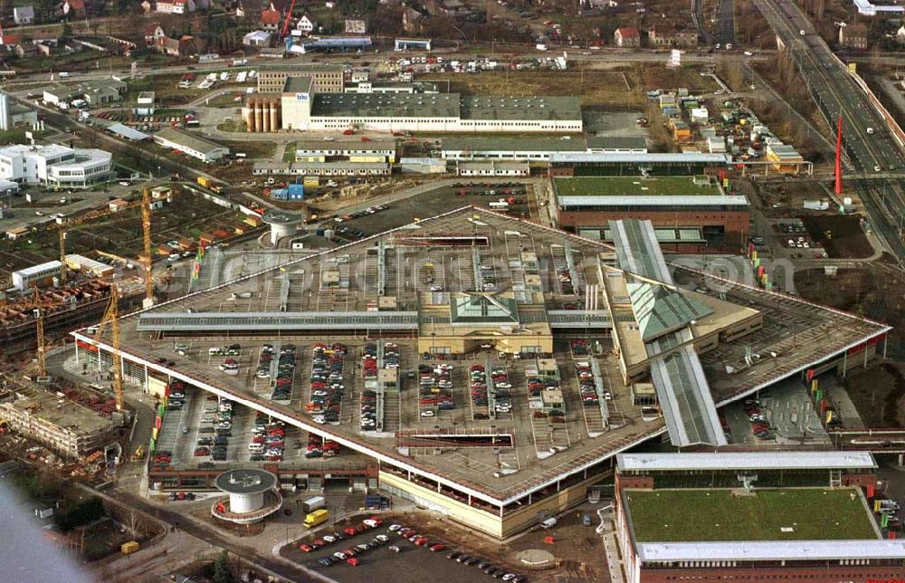 Aerial image Potsdam - Drewitz - Stern-Center in Potsdam-Drewitz