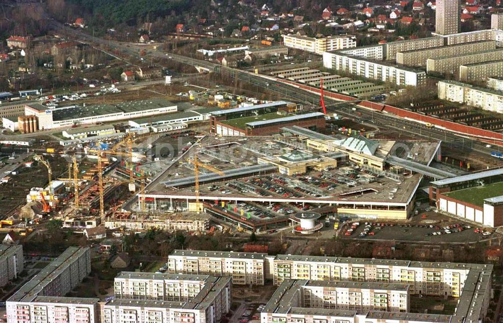 Potsdam - Drewitz from above - Stern-Center in Potsdam-Drewitz