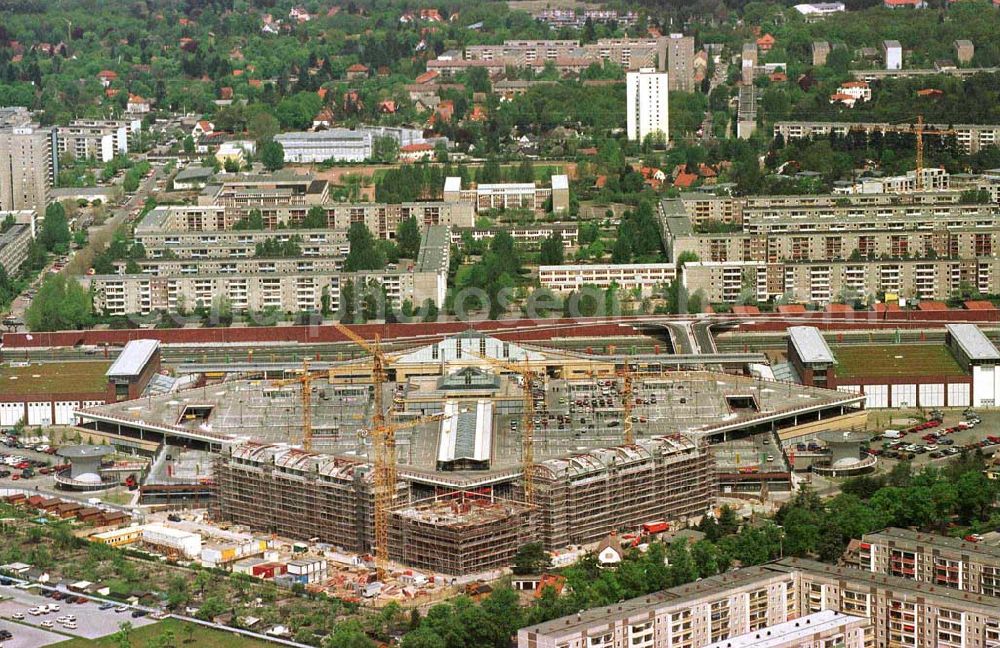 Potsdam - Drewitz from above - Stern-Center in Potsdam-Drewitz