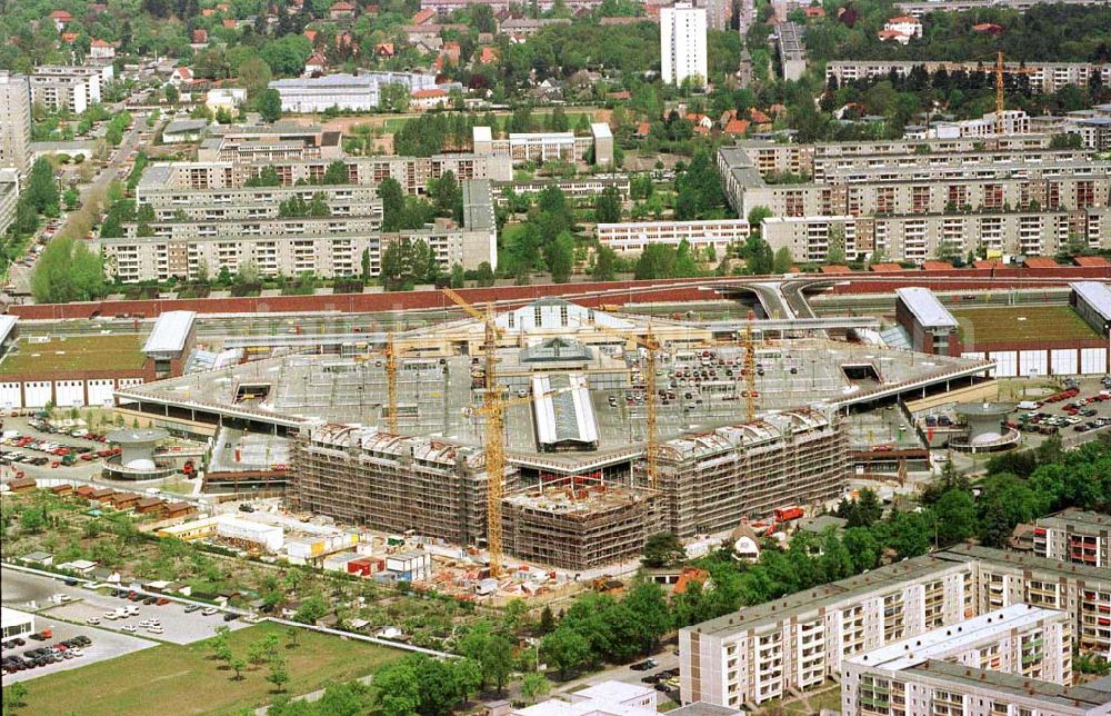 Potsdam - Drewitz from above - Stern-Center in Potsdam-Drewitz