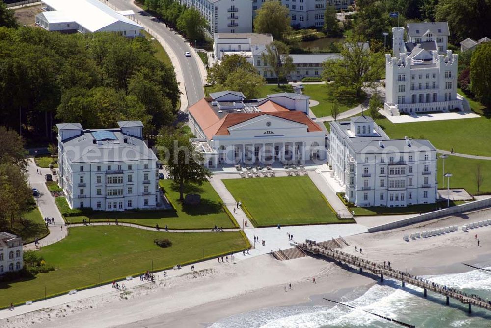 Heiligendamm from above - Blick auf das Areal des Sperrgürtels Heiligendamm zum G8 Gipfeltreffen aus 2500 Meter Höhe