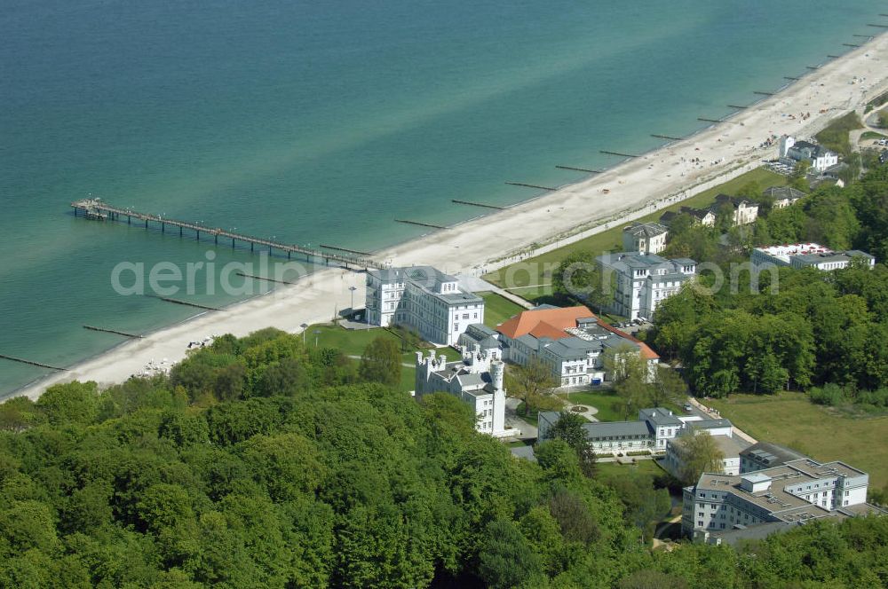 Bad Doberan - Heiligendamm from above - Blick auf das Kempinski Grand Hotel Heiligendamm. Kontakt: Prof.-Dr.-Vogel-Straße 16-18, 18209 Bad Doberan - Heiligendamm, Tel. +49 (0) 38203 740-0, Fax: +49 (0) 38203 740-7474, E-mail: reservations.heiligendamm@kempinski.com