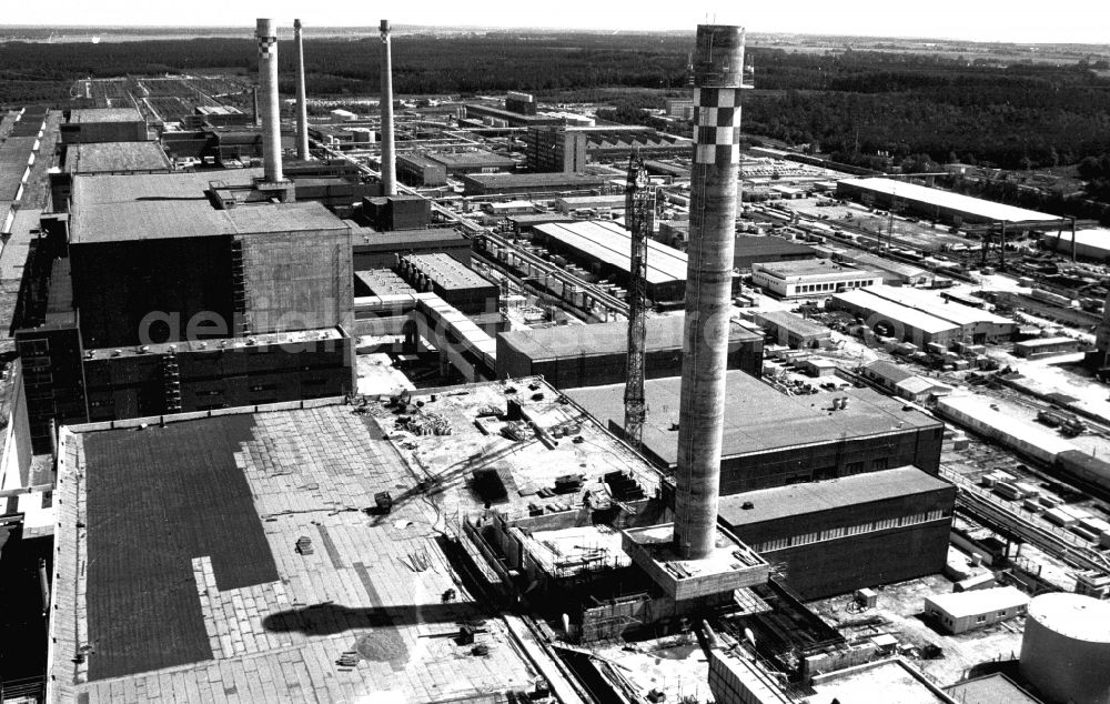 Aerial photograph Lubmin - Decommissioned nuclear power plant in Lubmin in the state Mecklenburg-Western Pomerania