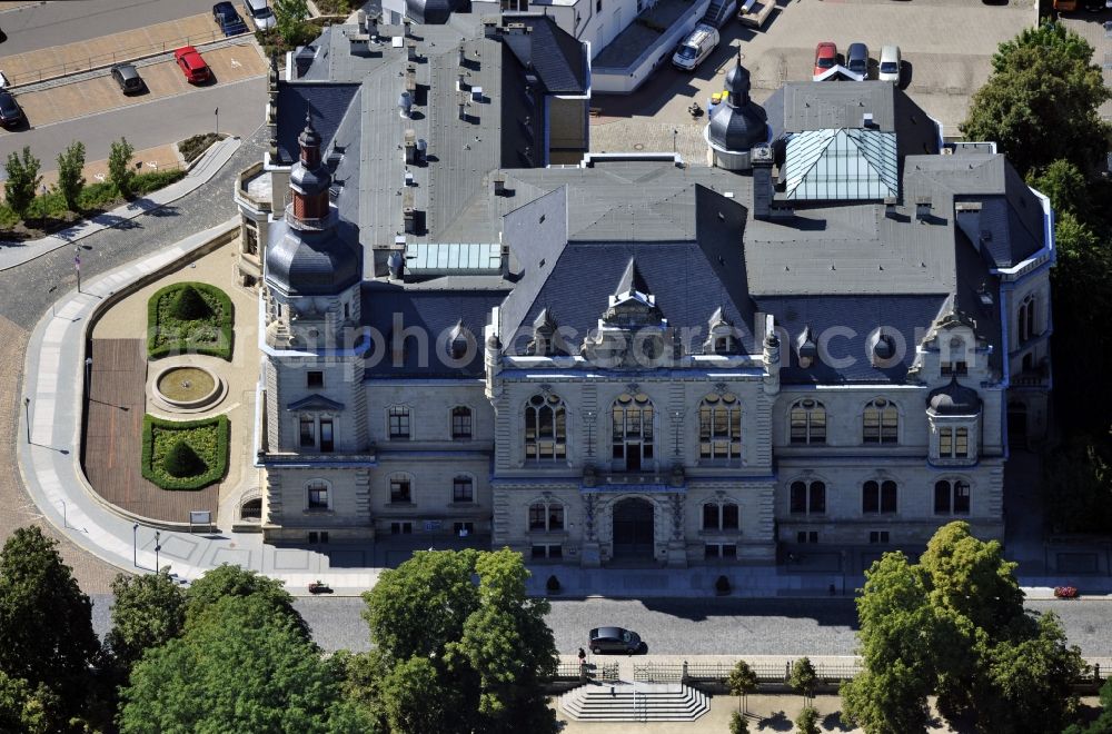 Merseburg from the bird's eye view: View of the Meeting place of the Estates von Merseburg im Bundesland Sachsen-Anhalt