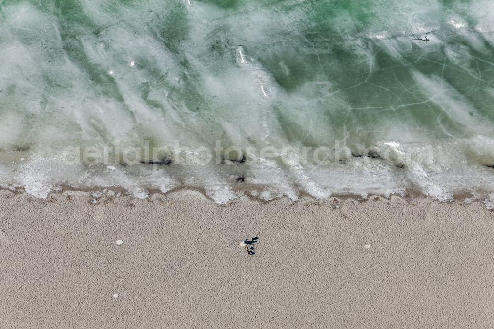 Aerial photograph München - View of the beach at the lake Riemer See in Munich in the state Bavaria