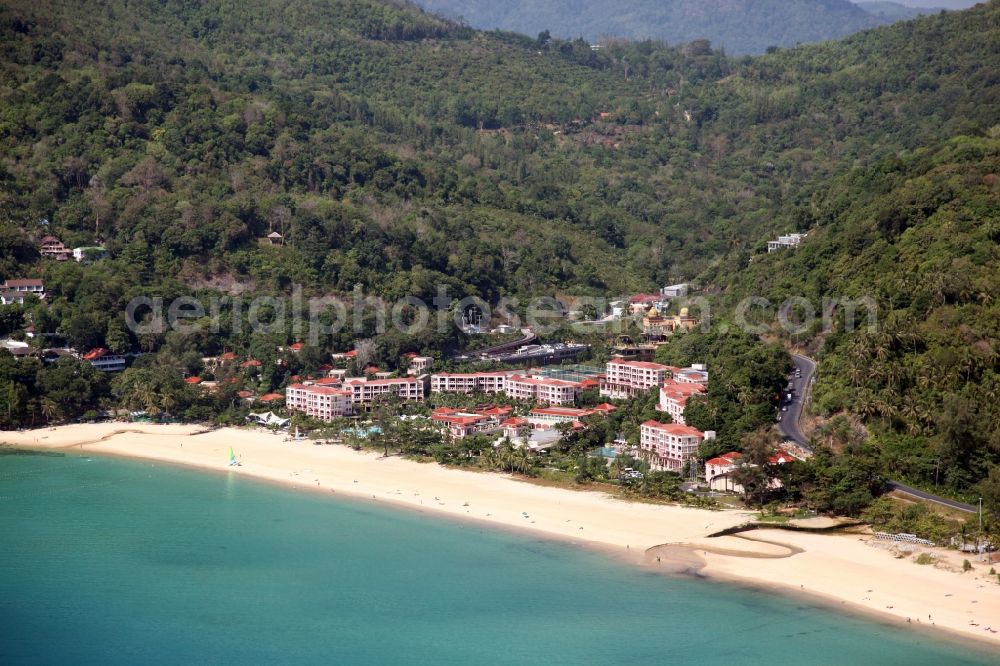 Karon from above - Beach and Karon town on the island of Phuket in Thailand