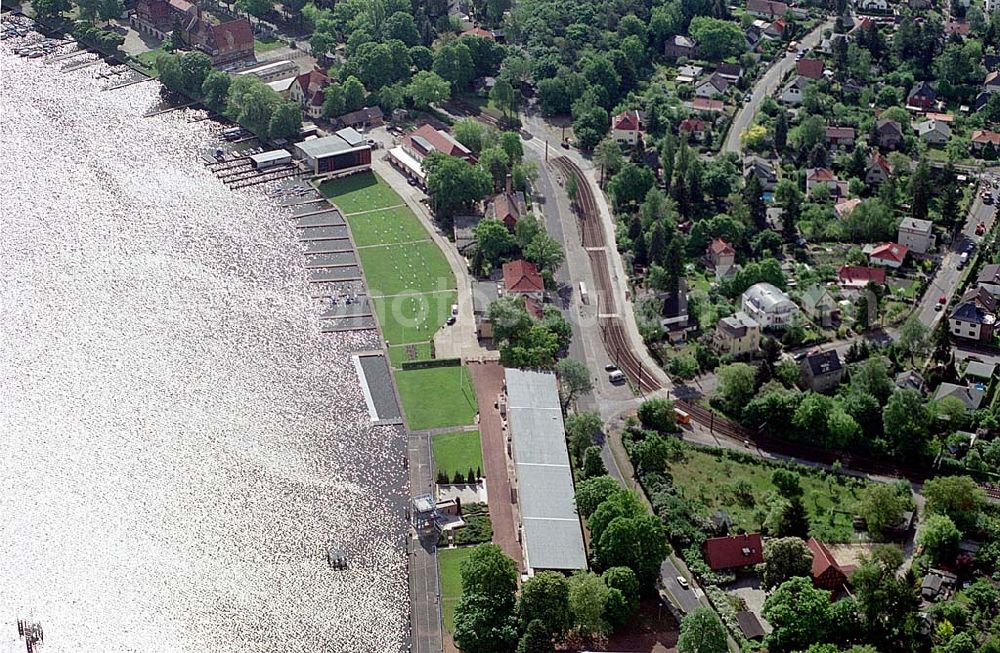 Berlin -Grünau from above - Strandbad Grünau. Ort: Berlin -Grünau Datum: 15.05.03