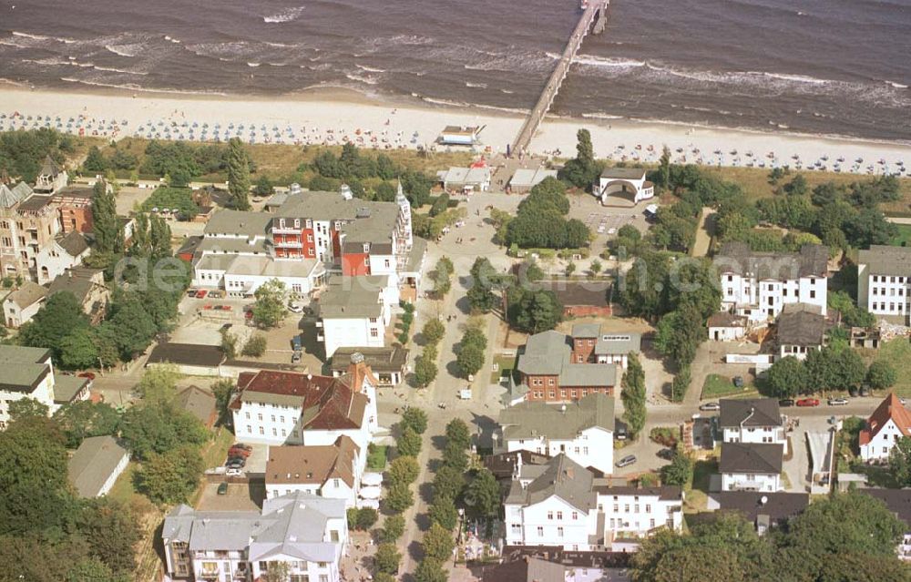 Zinnowitz / Usedom from above - Strandpromenade von Zinnowitz.