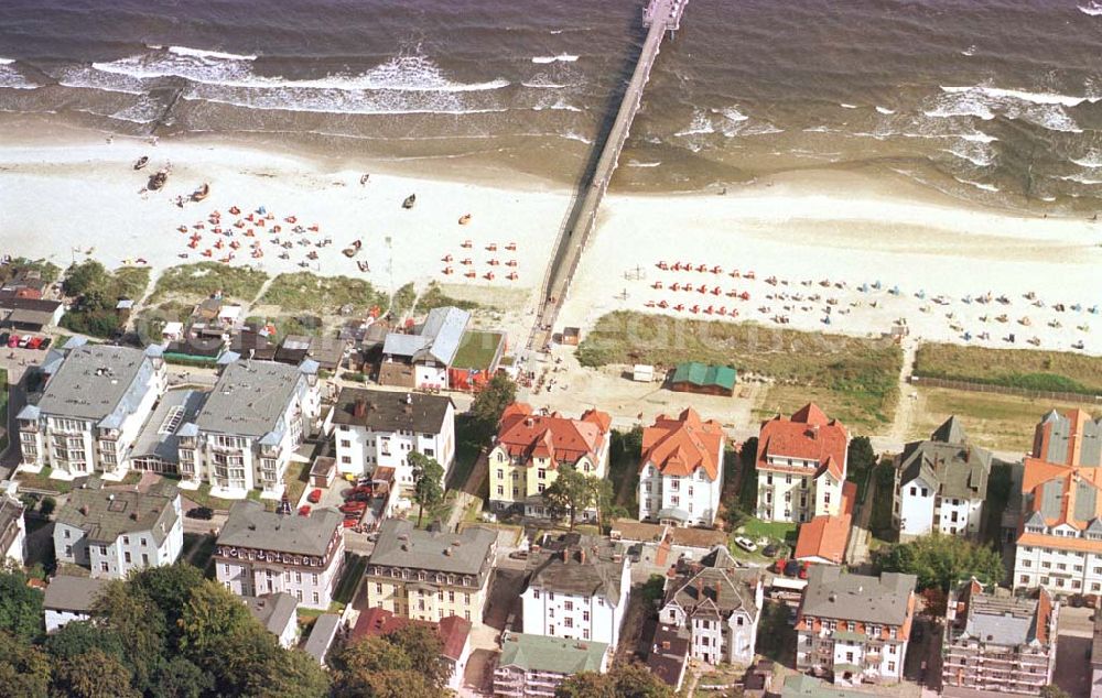 Zinnowitz / Usedom from above - Strandpromenade Zinnowitz