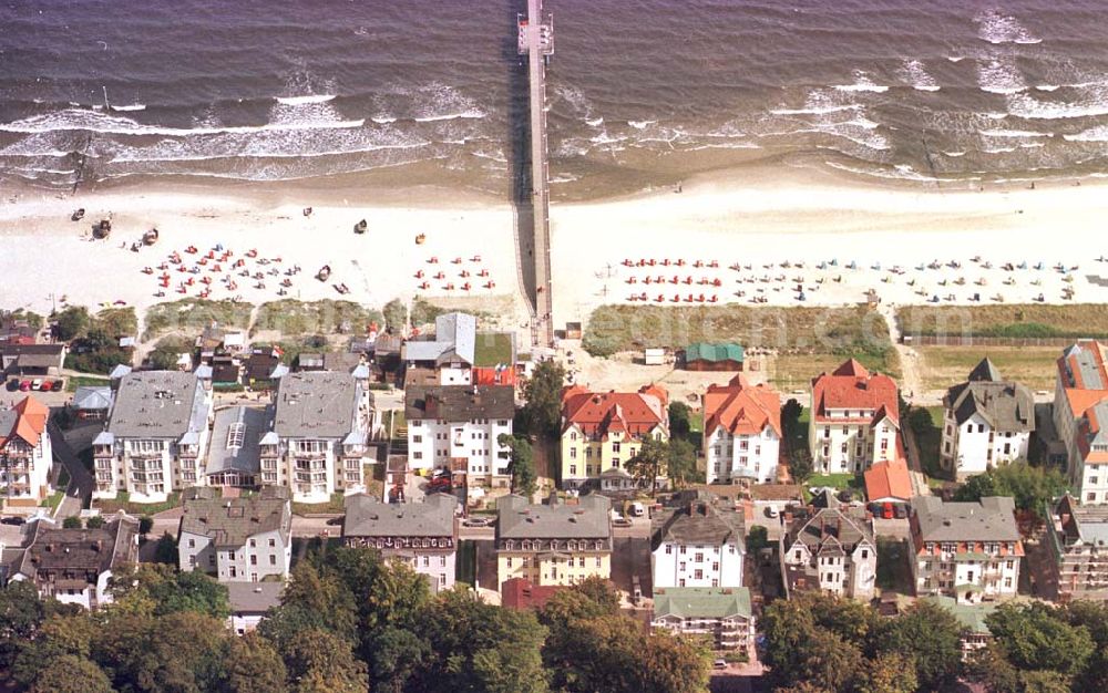 Zinnowitz / Usedom from the bird's eye view: Strandpromenade Zinnowitz