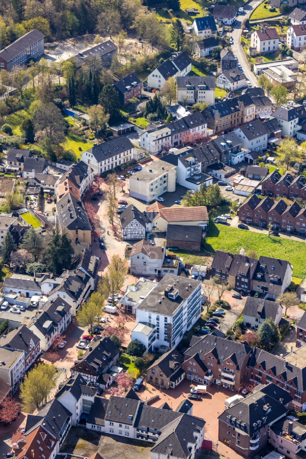 Herbede from the bird's eye view: Street - road guidance of Meesmannstrasse in Herbede at Ruhrgebiet in the state North Rhine-Westphalia, Germany