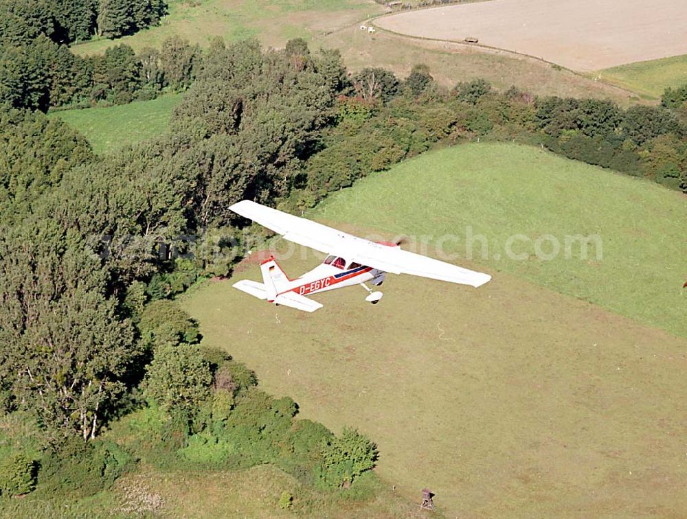 Aerial photograph Straußberg / Brandenburg - Straußberg / Brandenburg Flugzeug der Firma euroluftbild.de über der Region von Straußberg in Brandenburg