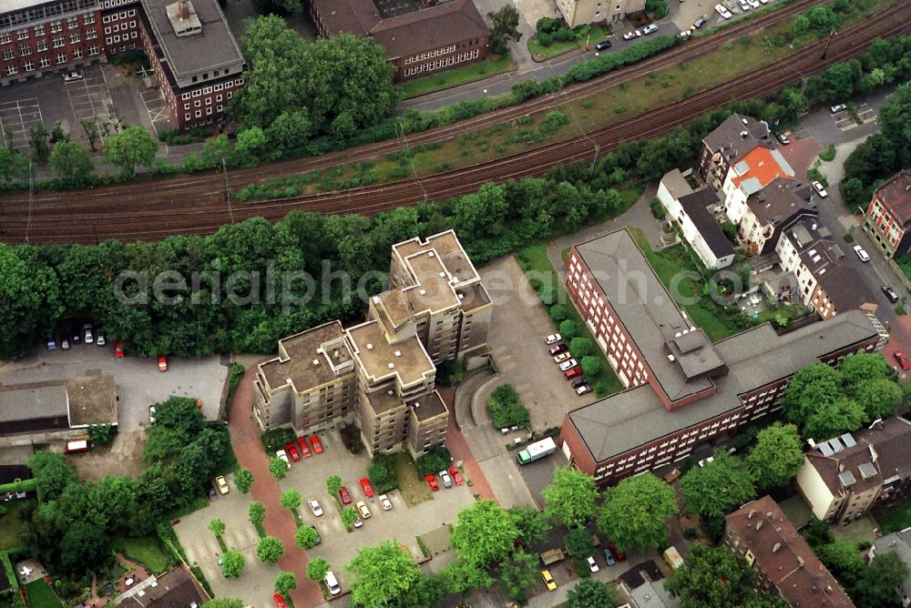 Aerial image Bochum - Student Residence - Building in Bochum in the state North Rhine-Westphalia