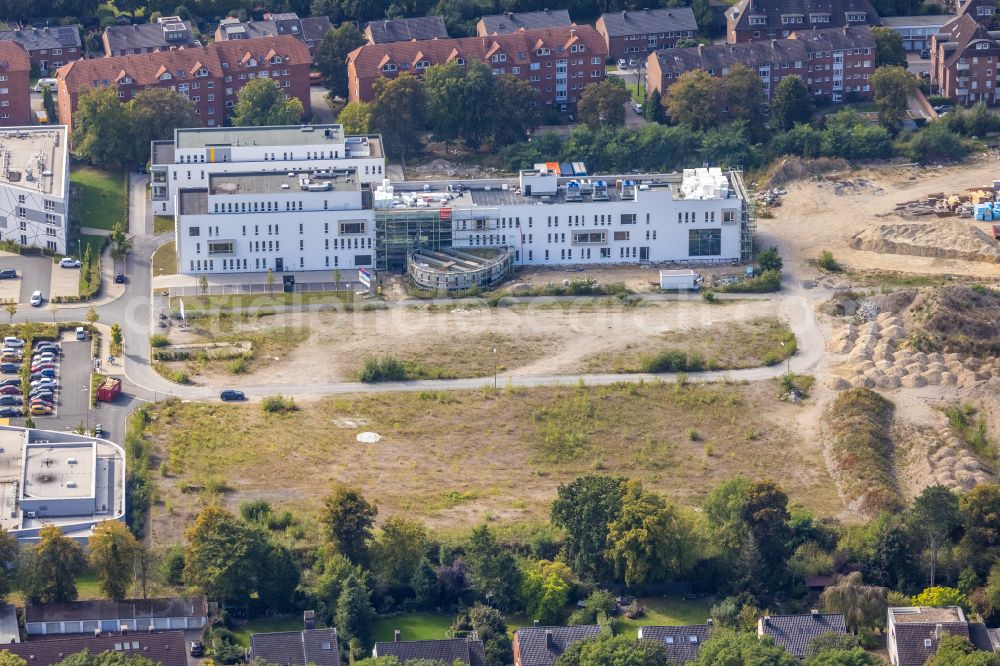 Aerial image Hamm - Student Residence - Building SCI:Q CampusLiving on street Paracelsuspark in Hamm at Ruhrgebiet in the state North Rhine-Westphalia, Germany