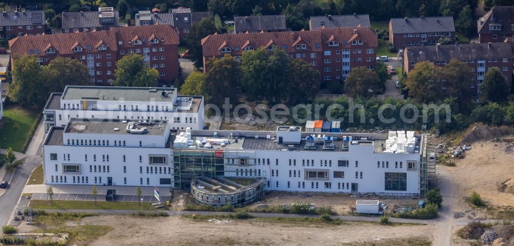 Aerial photograph Hamm - Student Residence - Building SCI:Q CampusLiving on street Paracelsuspark in Hamm at Ruhrgebiet in the state North Rhine-Westphalia, Germany